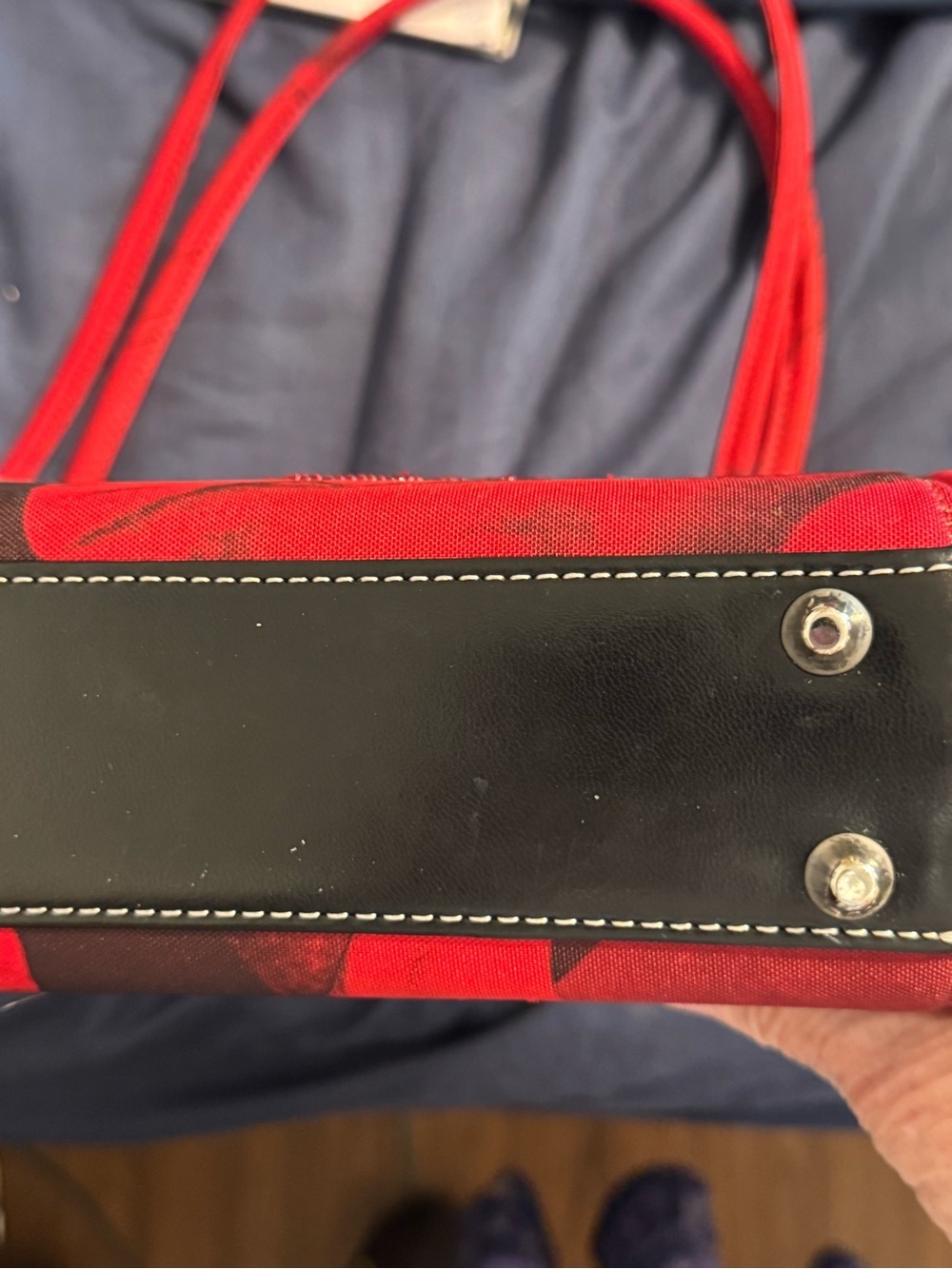 Whimsical Sequin Red Shoulder Winter Graphic Bag Retro Pop Art Pinup Culture - Picture 11 of 13